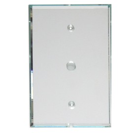 GlassAlike® TV/Cable Acrylic Mirror Switch Plate