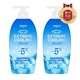 elastin LG Household & Health Care Slightly Acidic Scalp -5℃ Organist Elastin Extreme Cooling Shampoo Mint Scent 7 / LG생활건강 약산성 두피 -5℃ 오가니스트 엘라스틴 익스트림 쿨링 샴푸 민트향 7