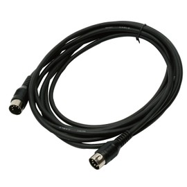 Kikutani TM-300 TECH MIDI Cord, 9.8 ft (3 m), Black