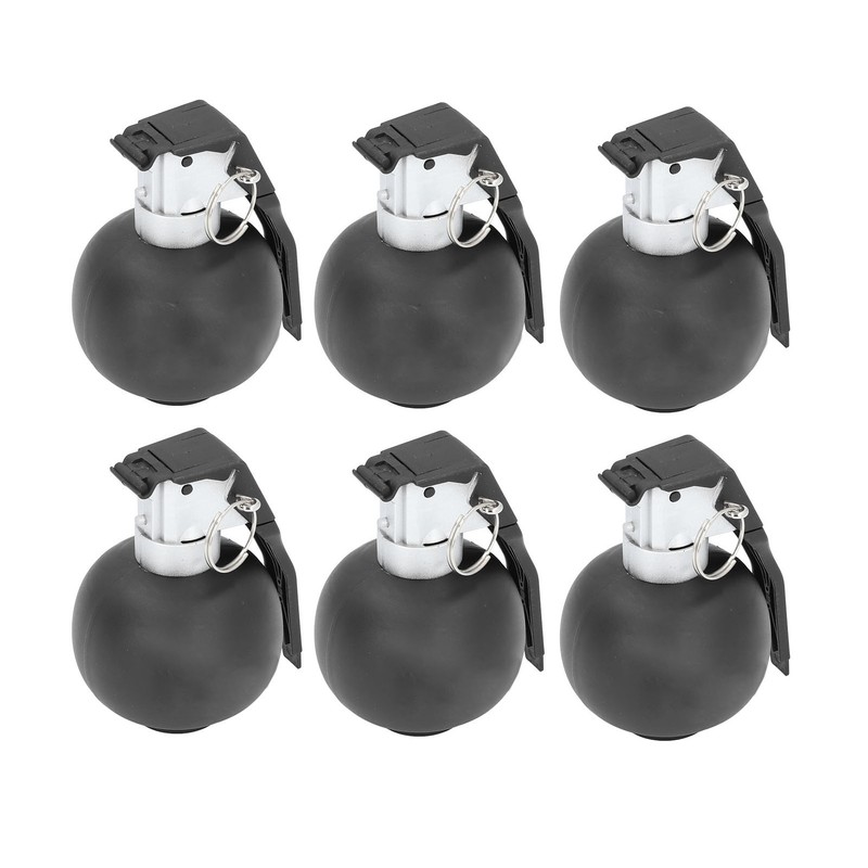 6PCS Kids Hand Grenades Toy with Realistic Sound Light Effect