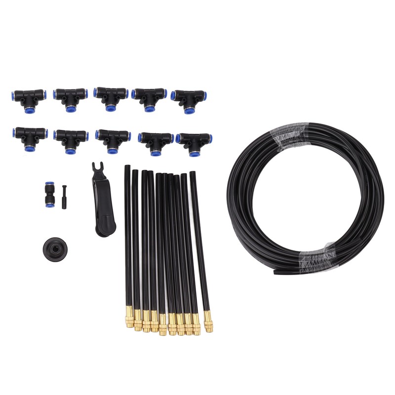 Above Ground Sprinkler System with 360 Degree Adjustable Bendable Nozzle