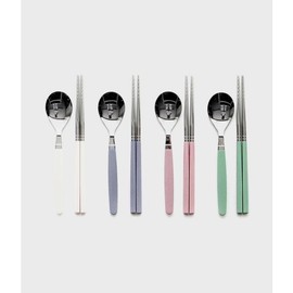 10 COLORS Kamome Kids Cutlery Set / 10 COLORS 카모메 키즈 수저세트