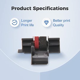 10 Pack MYCARTRIDGE IR40T IR-40T Ink Ribbon Compatible with Calculator Ink Roller IR-40T CP-13 NR-42 Replacement for Canon P170-dh MP11dx P23-dhv Shar