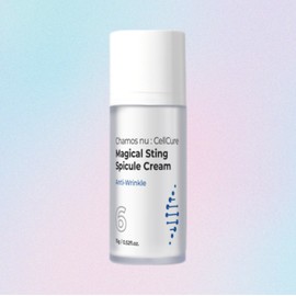Chamos Skin elasticity trouble management New Cell Cure Magical Sting Spicule Cream 15g Pore dead skin care Wrinkle improvement / 피부 탄력 트러블 관리 뉴셀큐어 매직컬 스팅 스피큘 크림 15g 모공 각질 케어 주름개선