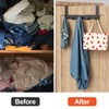 Newaner Door Coat Rack with 5 Hooks, Coat Hooks for