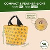 ECO CHIC Lightweight Foldable Insulated Lunch Bag Water Resistant Cooler