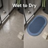 Bathroom Bath Mat for Shower and Entrance - Soft Absorbent