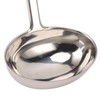 Soup Ladle Stainless Steel Anti Scald Multifunctional Curved Handle Kitchen