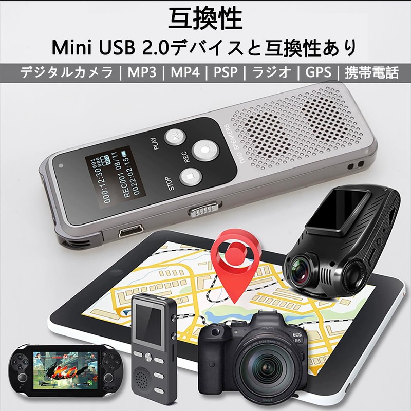 Type-C to ミニ アダプター 2個パック Type-C (メス) Mini Type-C (オス)アダプター