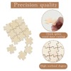 HABNI Pack of 150 Wooden Puzzles, Blank Puzzle to Design