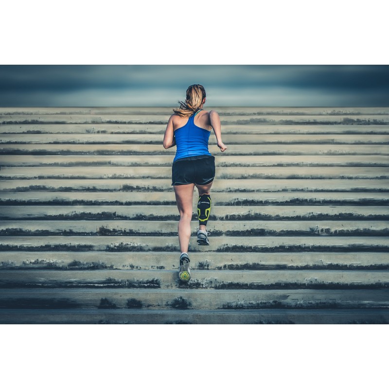 DonJoy Performance TRIZONE Compression: Calf Support Sleeve, Black, X-Large