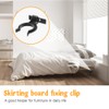 Flintronic 12Pcs Kitchen Kick Board Plinth Clips, Heavy Duty Kick-Board