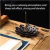 2-Pack Lotus Incense Holders, Detachable 6-Hole Brass Burner for Stick,