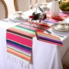 Bessy shop Mexican Table Blanket,Washable Outdoor Picnic Table,Hand Woven Cotton