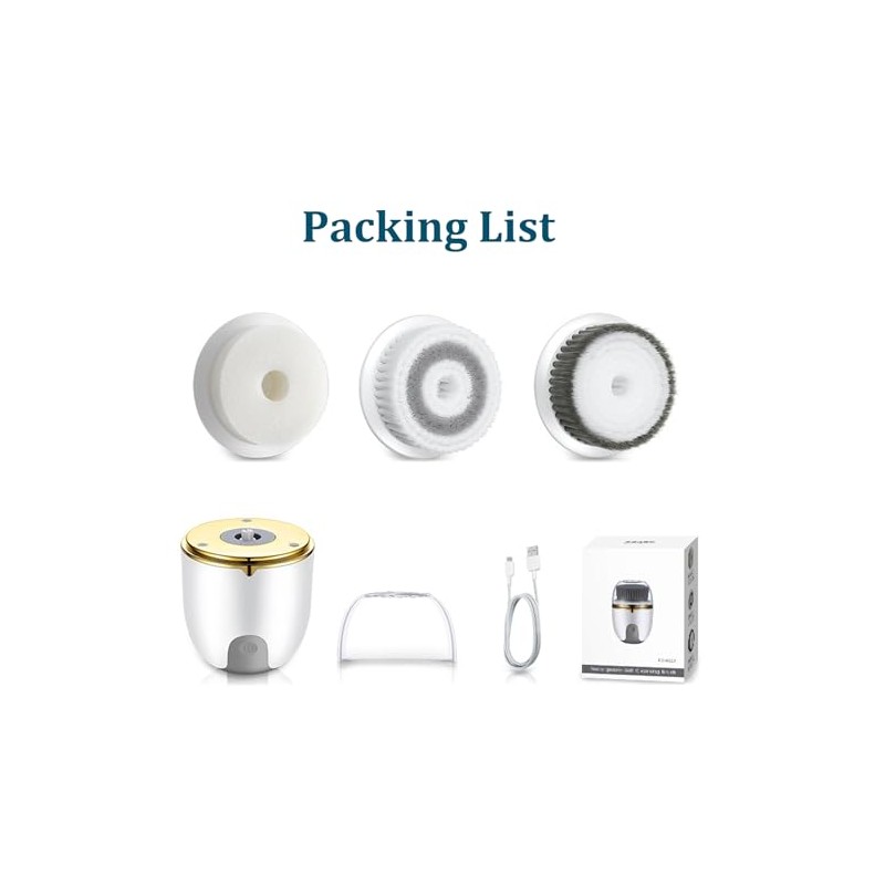 EcoTools Mini Facial Cleansing Brush, Infused with Citrus, Best with