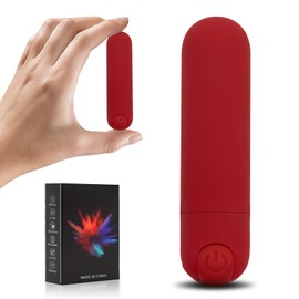 Handheld Cordless Massager USB Rechargeable Massage (Red)
