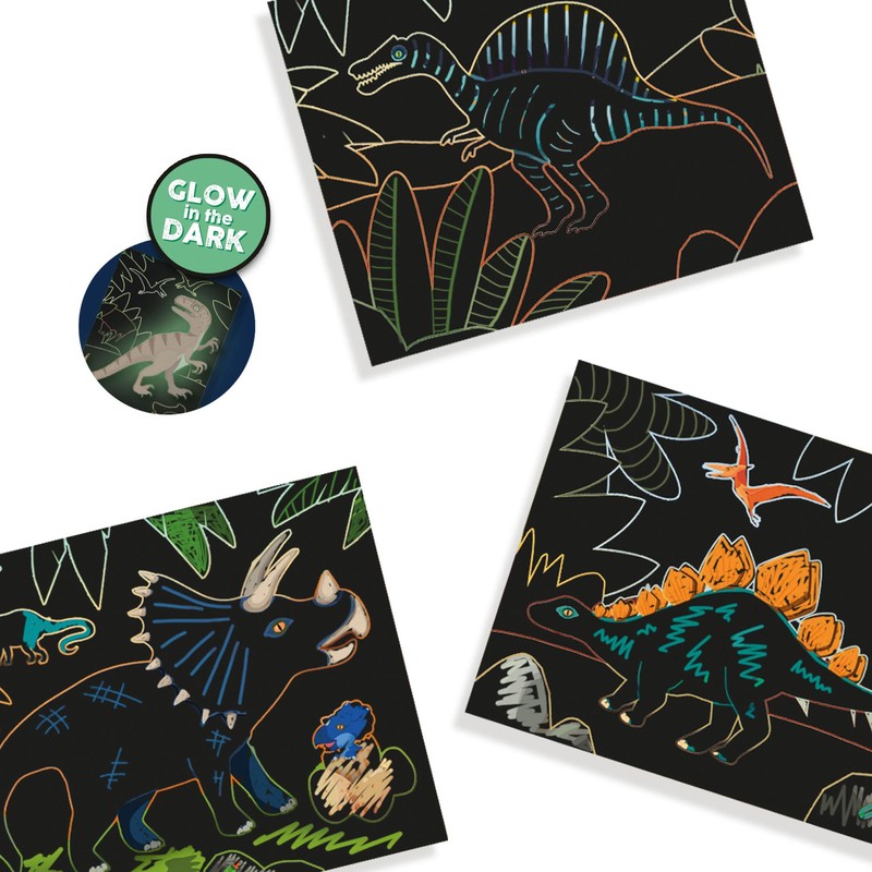 SES Creative 14285 - Glow in The Dark Scratch -