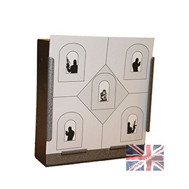CL Print Solutions 100 x 14cm Counter Terrorist House Air Rifle Pistol Targets (100gsm