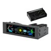 Computer Temp Monitor PVC Lens Panel Display 5 Sets Fan