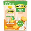 Mott’s Fruit Smoothies Vanilla Peach, 4.2 oz clear pouches, 24