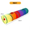 Collapsible Cat Tunnel – Fun Polyester+Steel Wire Cat Tunnel Tube,