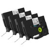 Doree Tze-231 (4-Pack) Compatible with Brother TZE231 TZe-231 Label Tape,