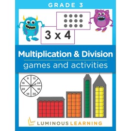 Multiplication and Division Games and Activities - Grade 3: Math Activity Book