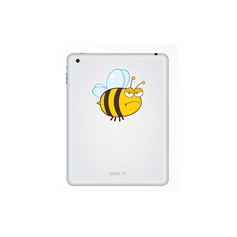 2 x Honey Bee Sticker Car Bike Laptop Helmet Roller