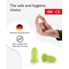 HUFFBIO Revolutionary Earplugs for Sleeping, Soft Foam, 5 Pairs, -36dB,