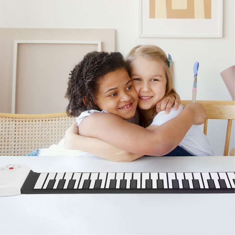 49 Keys Hand Roll Up Piano USB Charging Electric Foldable