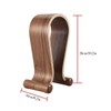 IQ Labs Gaming Headphone Stand Wooden Headest Hanger/Holder/Mount Omega Walnut