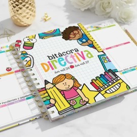 Bitacora Directiva Escolar 2026-2027 Agenda Para Directores/