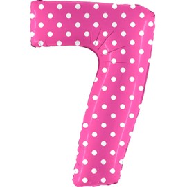 Toyland® 101,6cm (40") Rosa Gepunkteter Folienballon, Partydekoration (7)