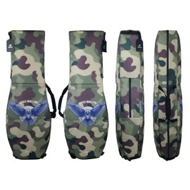 SANDIAN Golf Travel Bag Cover for Airlines Transit, Heavy-Duty Oxford 1260D, Thick Padded Club Protection Covers, Durable PU Coatings for All Weather Resistant, One Size Fits All (COMOUFLAGE)