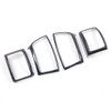 4pcs Carbon Fiber Color Air Conditioning Dashboard Vent Cover Fit