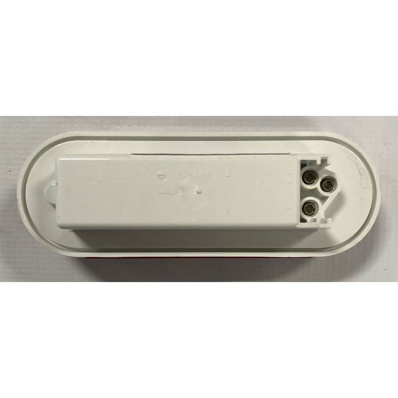 Triton 03526 Red Incandescent Oval Tail Light - 2 Pack