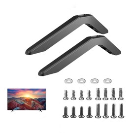 TV Pedestal Feet, Universal TV Stand Legs, TV Base Pedestal Feet Table Desk Pedestal TV Stand, Mount Base Pedestal for Most Smart TV Stand 40in 43in