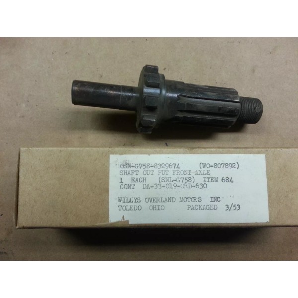 Willys ForJeep Willys MB GPW M38A1 CJ2A CJ3A Front Axle