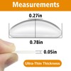 Adhesive Nose Pad,12 Pairs 1.3mm Ultra Thin Stick On Eyeglass