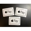 APPLE PAY Acceptance Decal - Retail Sticker (Set of 3
