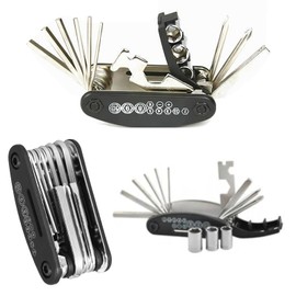 Heeke 16 in 1 Bike Tool Kit - Multifunctional Cycling Bikes Repair Set for Road & Mountain Bikes