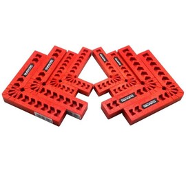 WoodThinX 우드틴엑스 포지셔닝 사각형, 목공 도구, 90도 모서리 클램프, 액자, 상자, 캐비닛 또는 서랍용 L형 직각 자, 8 3" 4인치 세트 [8 2pcs] Wood Thin X Positioning Square, Woodworking Tool, 90 Degree Corner Clamp, for Frames, Boxes, Cabinets or Drawers L-Shaped Right Angle Ruler, 8 3" 4 Inch Set [8
