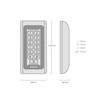 MENGQI-CONTROL Wiegand 26 bit Outdoor Install Waterproof IP68 Metal Case