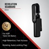 ASP Revolution Baton Scabbard, Polymer Baton Holder Case for ASP