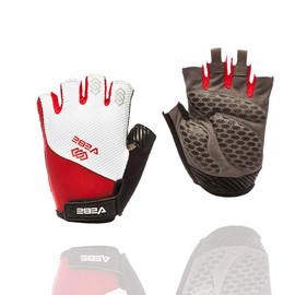 VEBE Cycling Gloves Mountain Bike Gloves for Men & Women - Breathable Shock Absorbing Fingerless Bicycle Gloves with 5MM Pad