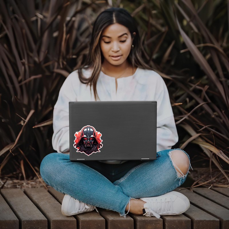 SW Vader Helmet Sticker Decal Notebook Car Laptop 5.5"x5.5" (Color)