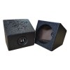 FOX ACOUSTICS 8" WEDGE SPEAKER BOX 1 PAIR SPRAY COATED