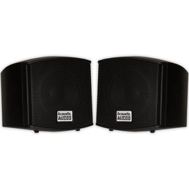 Acoustic Audio AA321B and AA32CB Mountable Indoor Speakers Home Theater 5 Speaker Set