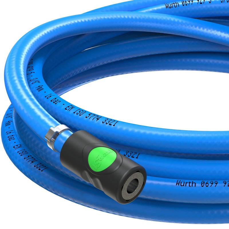 AUPROTEC Compressed Air Hose Set 9 mm Diameter Inner 1