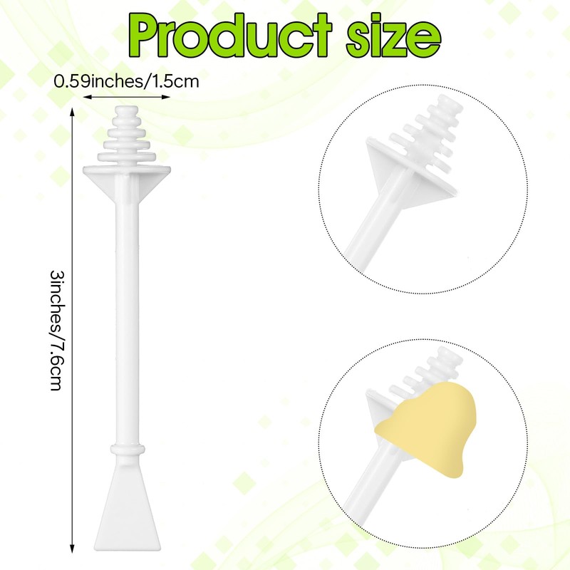 100PCS Plastic Wax Applicator Wands Men and Women Painless Applicator